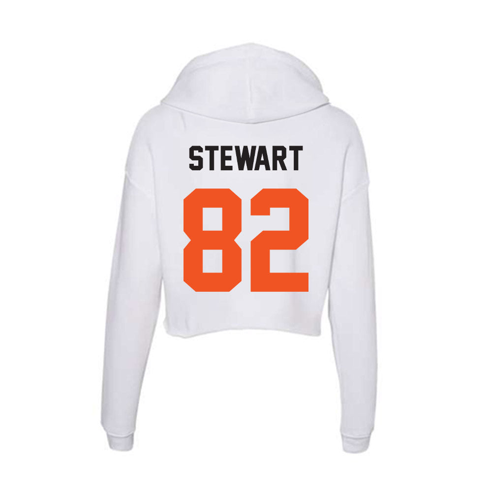 Oklahoma State - NCAA Football : Quinton Stewart - Women's Crop Fleece Hoodie-1