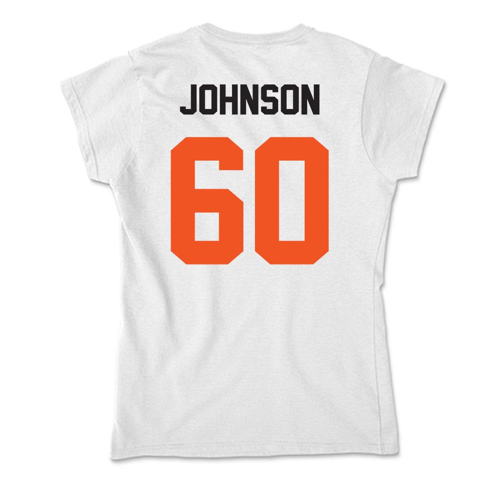 Oklahoma State - NCAA Football : Chauncey Johnson - Soft Style Women’s T-Shirt-1