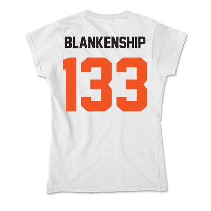 Oklahoma State - NCAA Wrestling : Zach Blankenship - Soft Style Women’s T-Shirt-1