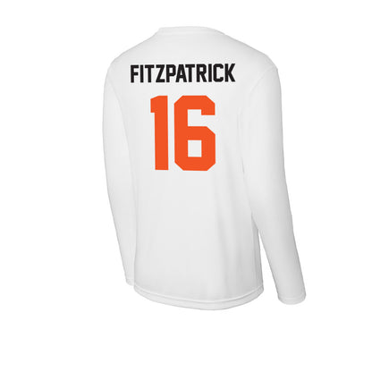 Oklahoma State - NCAA Football : Christian Fitzpatrick - Activewear Long Sleeve T-Shirt-1