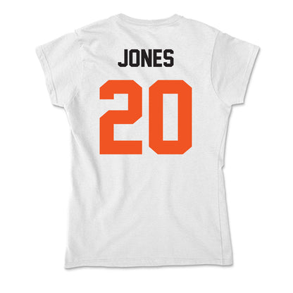 Oklahoma State - NCAA Women's Basketball : Stacie Jones - Soft Style Women’s T-Shirt-1