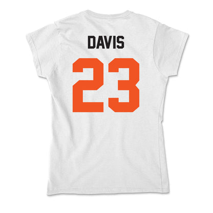 Oklahoma State - NCAA Softball : Saylor Davis - Soft Style Women’s T-Shirt-1