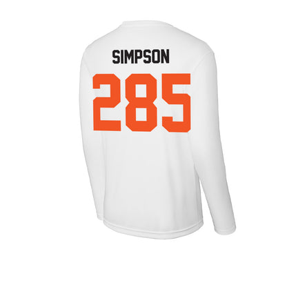 Oklahoma State - NCAA Wrestling : hayden Simpson - Activewear Long Sleeve T-Shirt