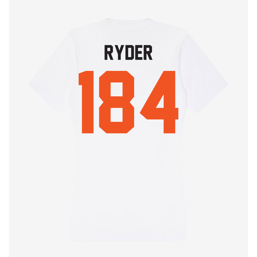 Oklahoma State - NCAA Wrestling : Zack Ryder - Women's V-Neck T-Shirt-1