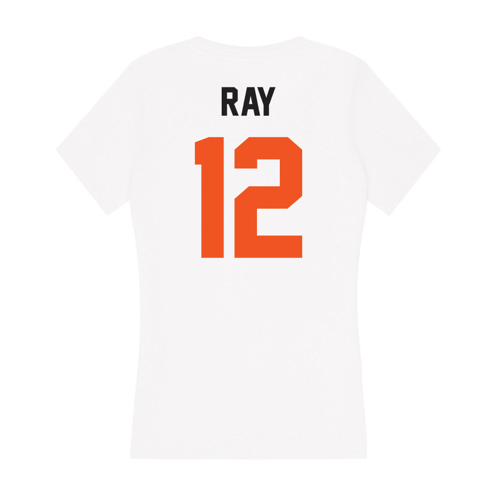 Oklahoma State - NCAA Women's Soccer : nicole ray - Women's V-Neck T-Shirt-1