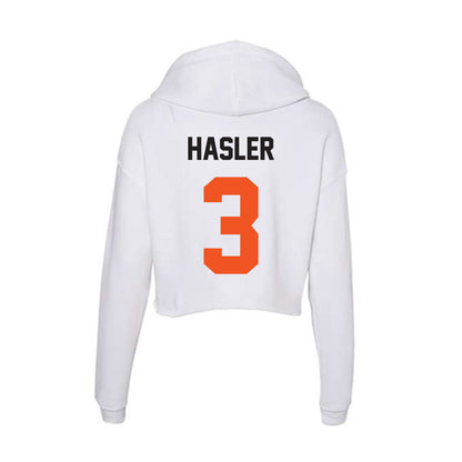 Oklahoma State - NCAA Softball : Amanda Hasler - Women's Crop Fleece Hoodie-1
