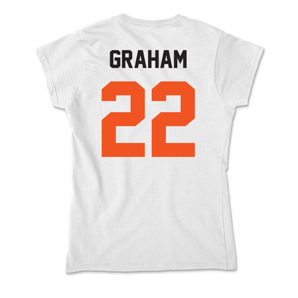 Oklahoma State - NCAA Women's Soccer : Makenzie Graham - Soft Style Women’s T-Shirt-1