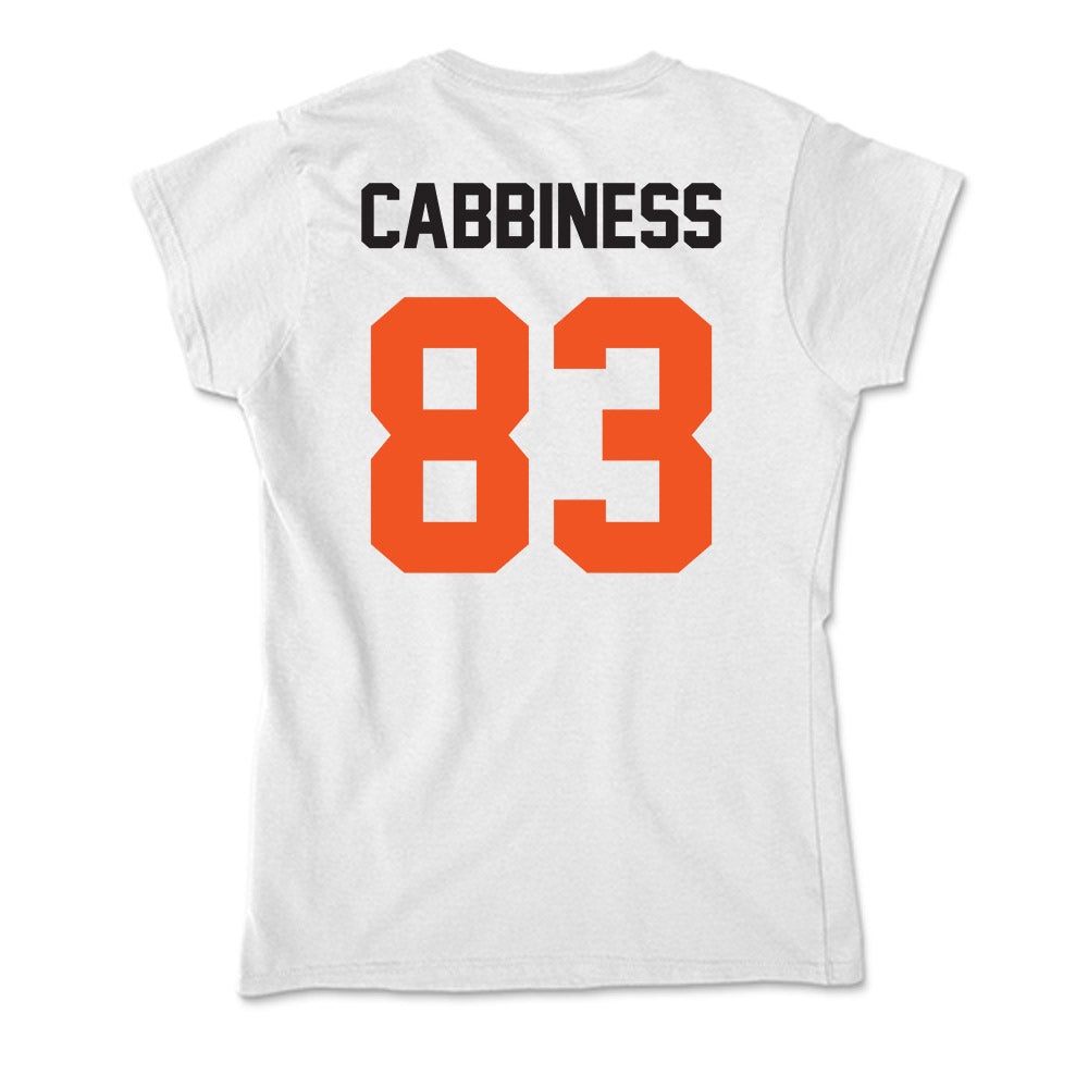 Oklahoma State - NCAA Football : Cale Cabbiness - Soft Style Women’s T-Shirt-1