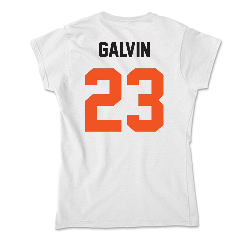 Oklahoma State - NCAA Baseball : Max Galvin - Soft Style Women’s T-Shirt-1