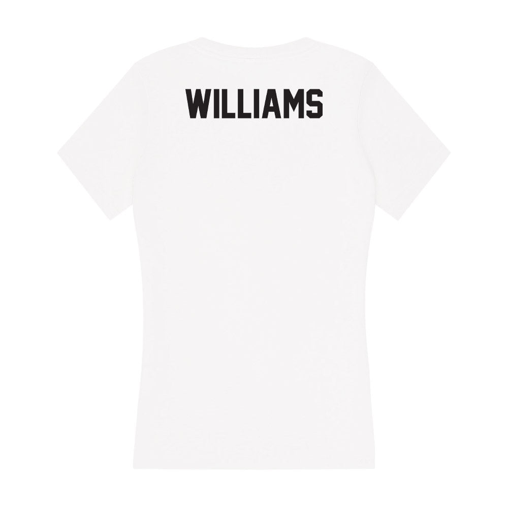 Oklahoma State - NCAA Equestrian : Zoe Williams - Women's V-Neck T-Shirt-1