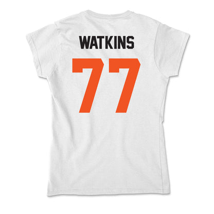 Oklahoma State - NCAA Baseball : Hunter Watkins - Soft Style Women’s T-Shirt-1