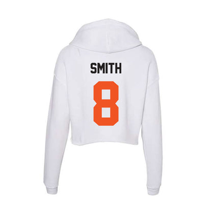 Oklahoma State - NCAA Football : Maealiuaki Smith - Women's Crop Fleece Hoodie-1