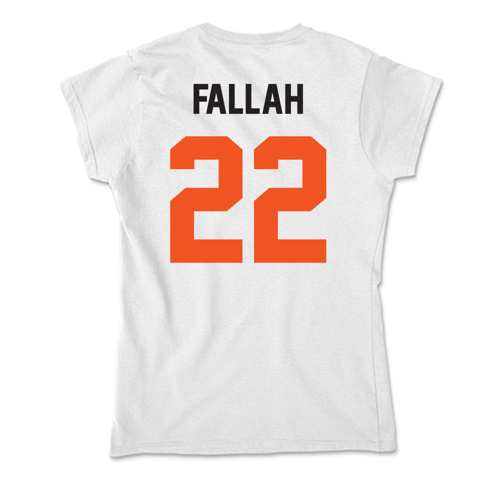 Oklahoma State - NCAA Men's Basketball : Parsa Fallah - Soft Style Women’s T-Shirt-1
