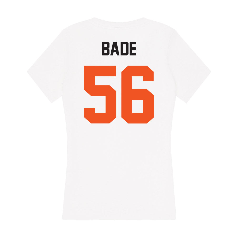 Oklahoma State - NCAA Baseball : Kyle Bade - Women's V-Neck T-Shirt-1