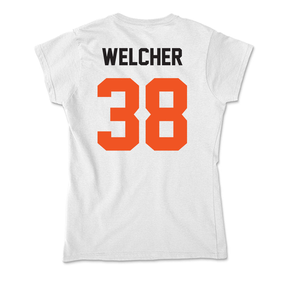 Oklahoma State - NCAA Football : Kade Welcher - Soft Style Women’s T-Shirt-1