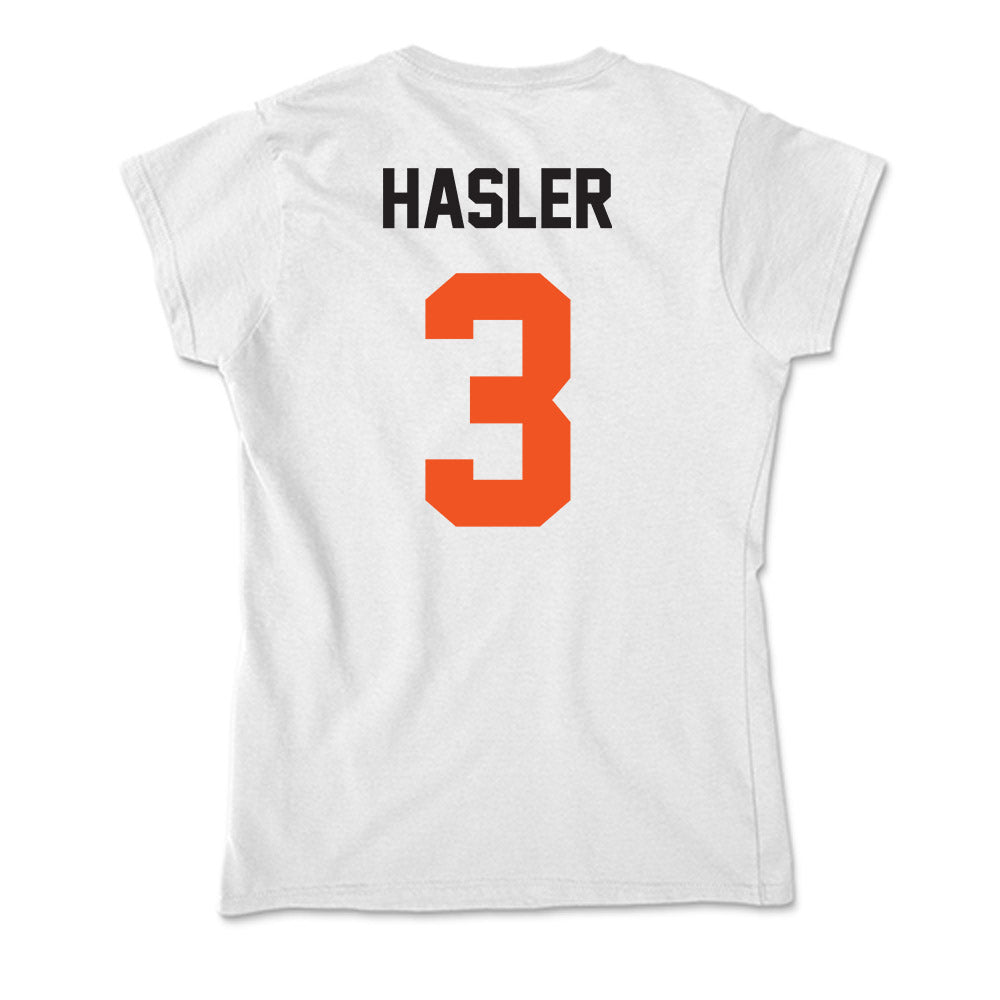 Oklahoma State - NCAA Softball : Amanda Hasler - Soft Style Women’s T-Shirt-1