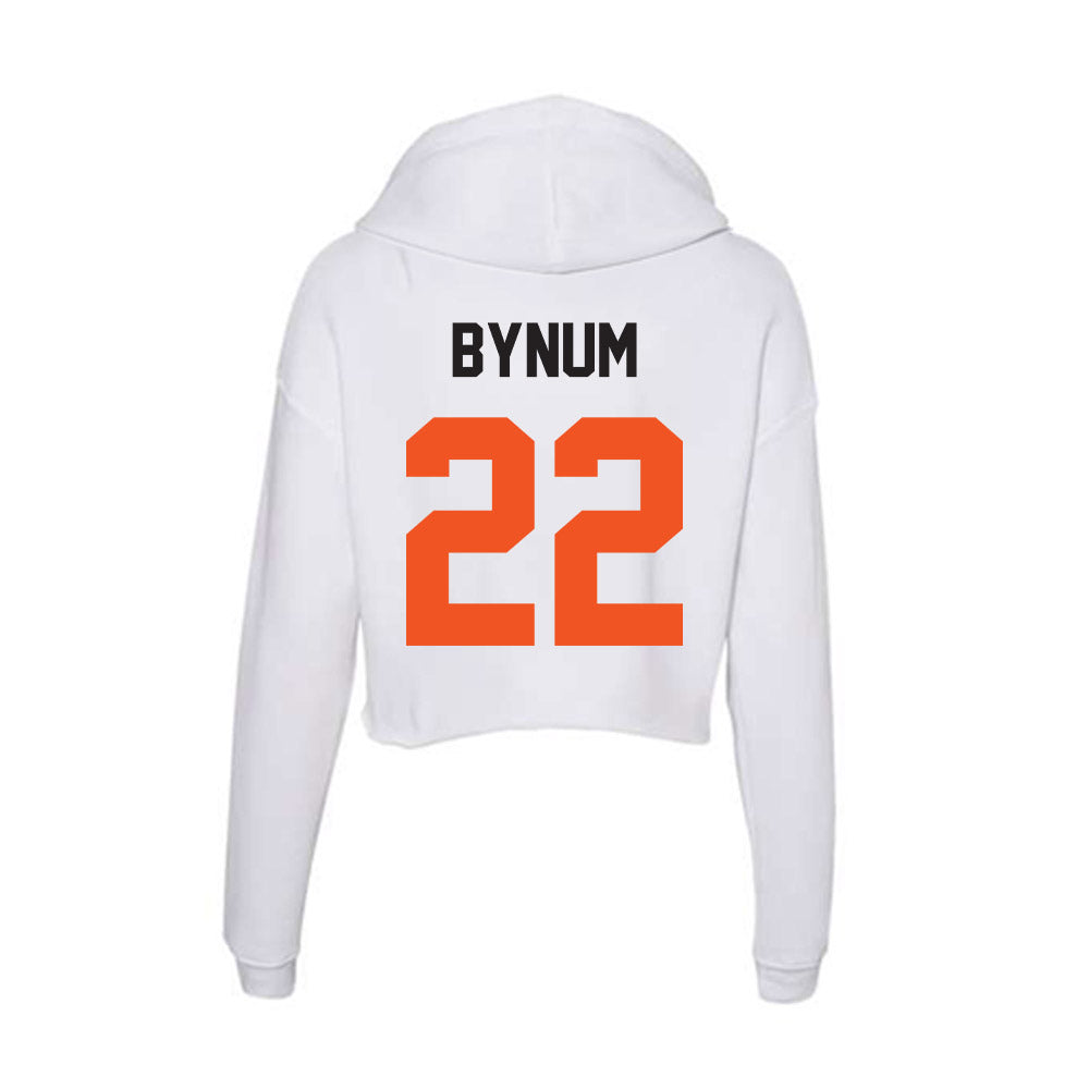 Oklahoma State - NCAA Women's Soccer : Morgan Bynum - Women's Crop Fleece Hoodie-1