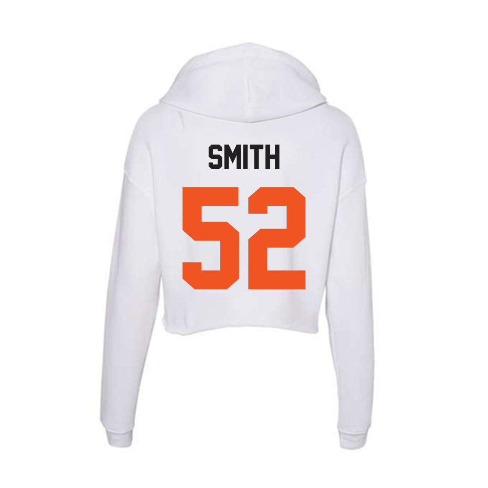 Oklahoma State - NCAA Baseball : Tate Smith - Women's Crop Fleece Hoodie-1