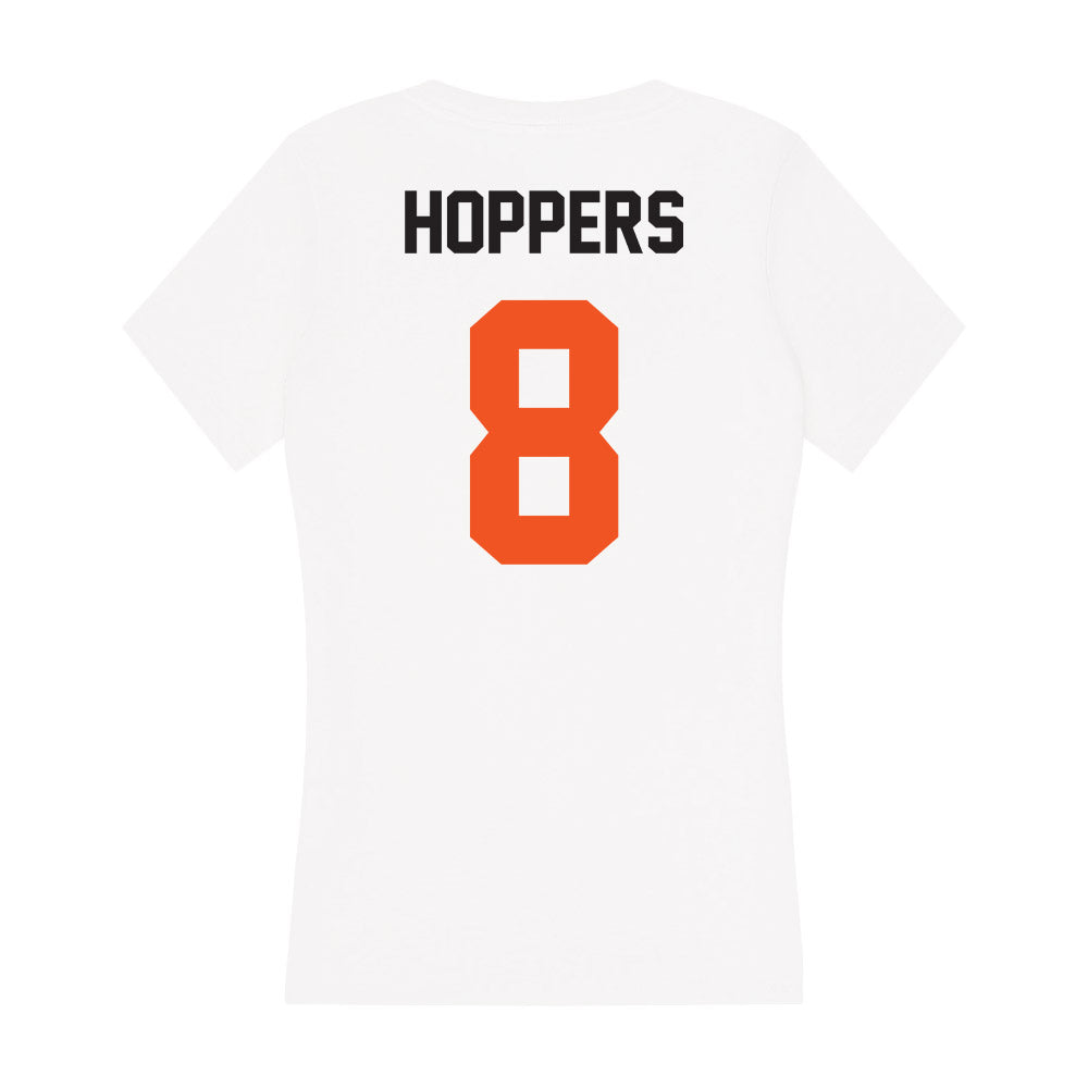 Oklahoma State - NCAA Women's Soccer : Katelyn Hoppers - Women's V-Neck T-Shirt-1