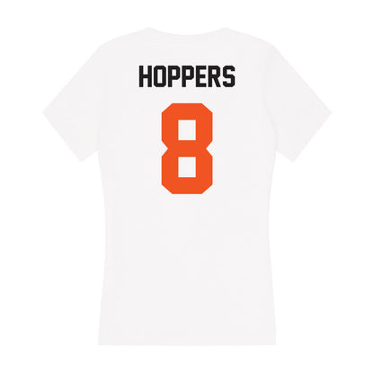 Oklahoma State - NCAA Women's Soccer : Katelyn Hoppers - Women's V-Neck T-Shirt-1