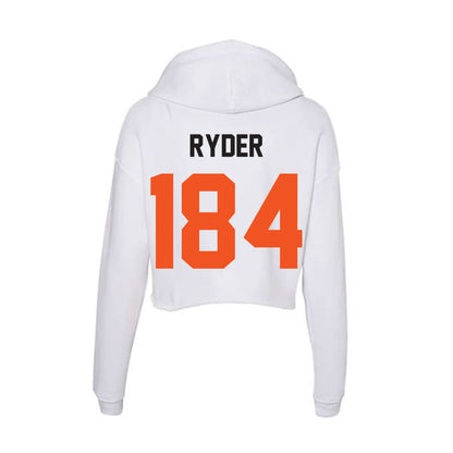 Oklahoma State - NCAA Wrestling : Zack Ryder - Women's Crop Fleece Hoodie-1