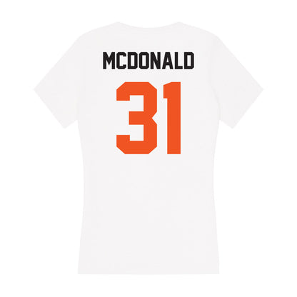 Oklahoma State - NCAA Softball : Lexi McDonald - Women's V-Neck T-Shirt-1