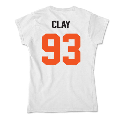 Oklahoma State - NCAA Football : Collin Clay - Soft Style Women’s T-Shirt-1