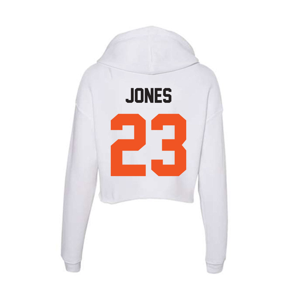 Oklahoma State - NCAA Baseball : Jayson Jones - Women's Crop Fleece Hoodie-1