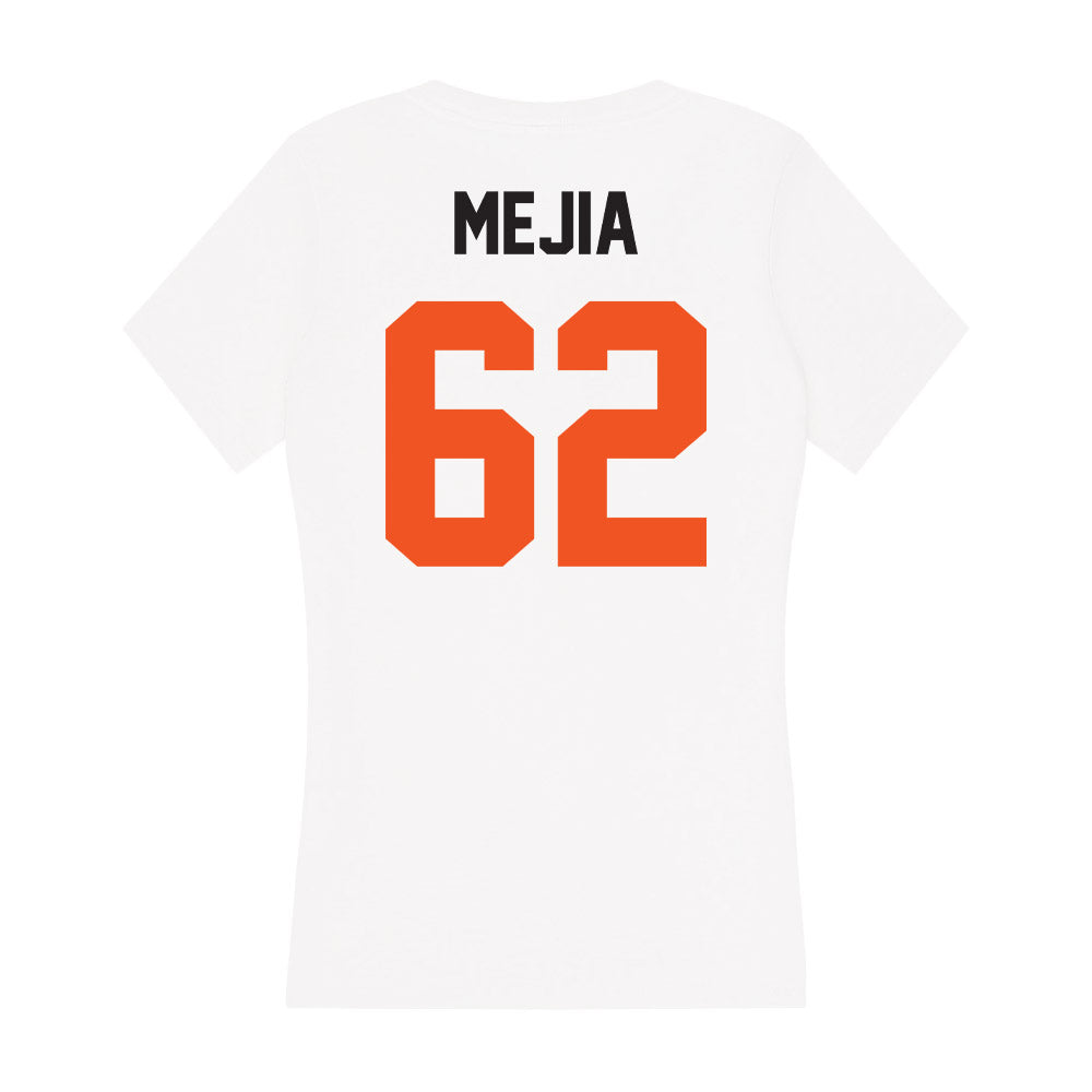 Oklahoma State - NCAA Football : Jamison Mejia - Women's V-Neck T-Shirt-1