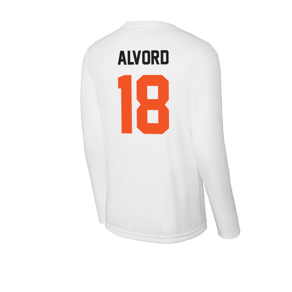 Oklahoma State - NCAA Women's Soccer : Emma Alvord - Activewear Long Sleeve T-Shirt-1