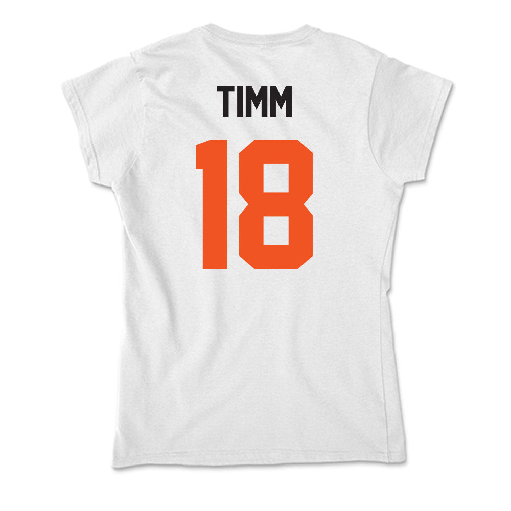 Oklahoma State - NCAA Softball : Claire Timm - Soft Style Women’s T-Shirt-1