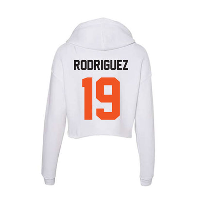 Oklahoma State - NCAA Football : Gabriel Rodriguez - Women's Crop Fleece Hoodie-1