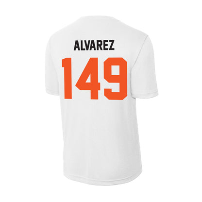 Oklahoma State - NCAA Wrestling : Samuel Alvarez - Activewear T-shirt