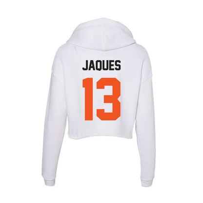 Oklahoma State - NCAA Softball : Libby Jaques - Women's Crop Fleece Hoodie-1