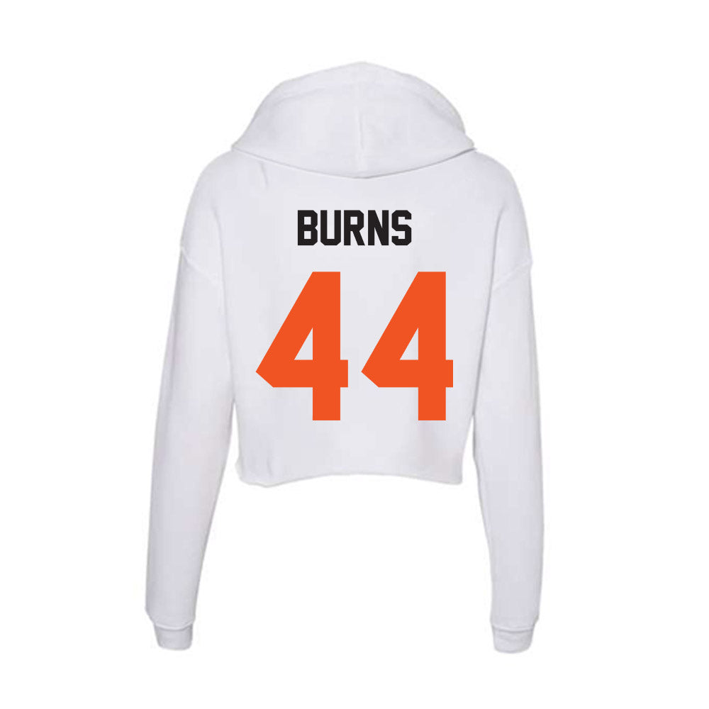 Oklahoma State - NCAA Baseball : Zane Burns - Women's Crop Fleece Hoodie-1