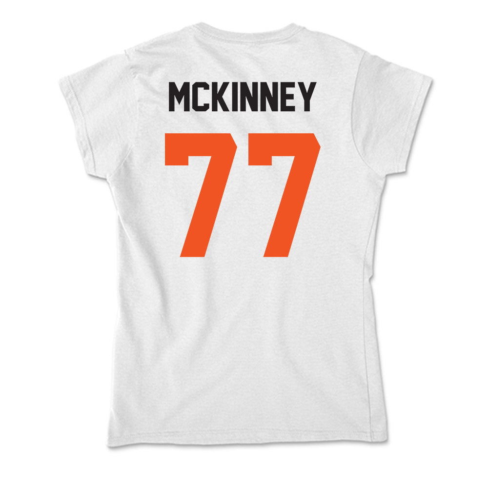 Oklahoma State - NCAA Football : Noah McKinney - Soft Style Women’s T-Shirt-1