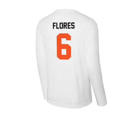 Oklahoma State - NCAA Football : Zane Flores - Activewear Long Sleeve T-Shirt