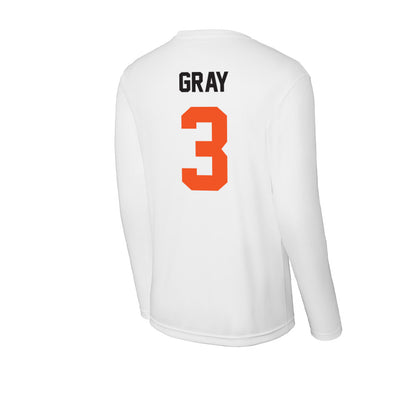 Oklahoma State - NCAA Women's Basketball : Micah Gray - Activewear Long Sleeve T-Shirt-1