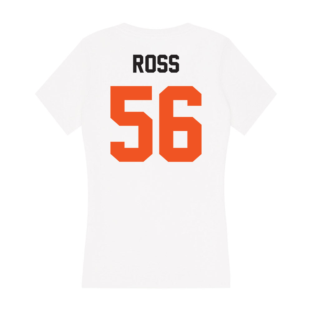 Oklahoma State - NCAA Football : Xavier Ross - Women's V-Neck T-Shirt-1