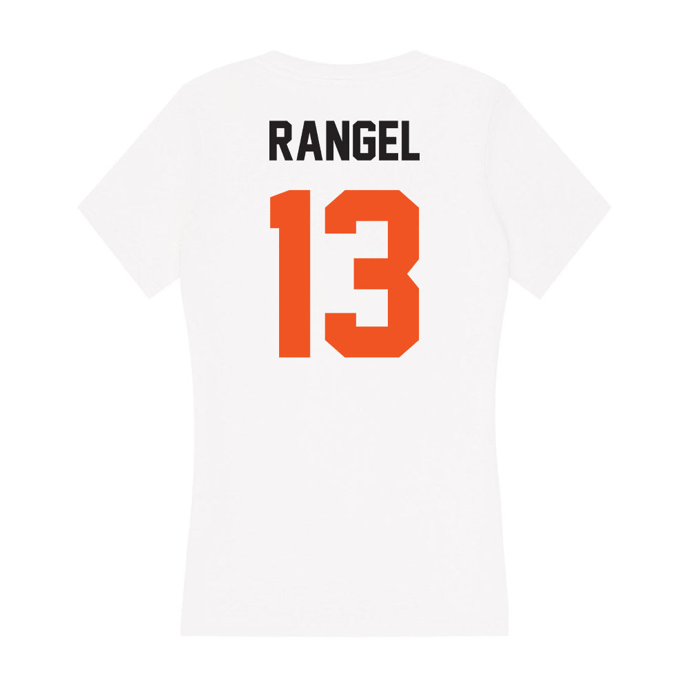 Oklahoma State - NCAA Football : Garret Rangel - Women's V-Neck T-Shirt-1