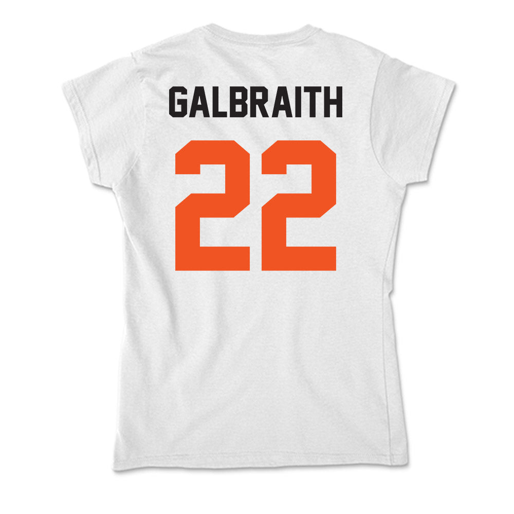 Oklahoma State - NCAA Women's Basketball : Mia Galbraith - Soft Style Women’s T-Shirt-1