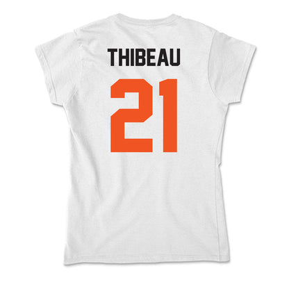 Oklahoma State - NCAA Women's Soccer : Taryn Thibeau - Soft Style Women’s T-Shirt-1