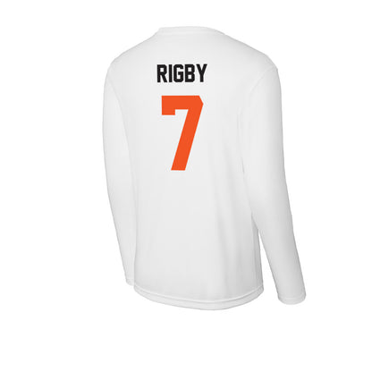 Oklahoma State - NCAA Football : Shamar Rigby - Activewear Long Sleeve T-Shirt-1