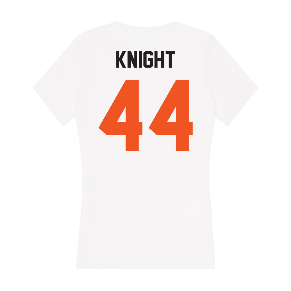 Oklahoma State - NCAA Baseball : Max Knight - Women's V-Neck T-Shirt-1