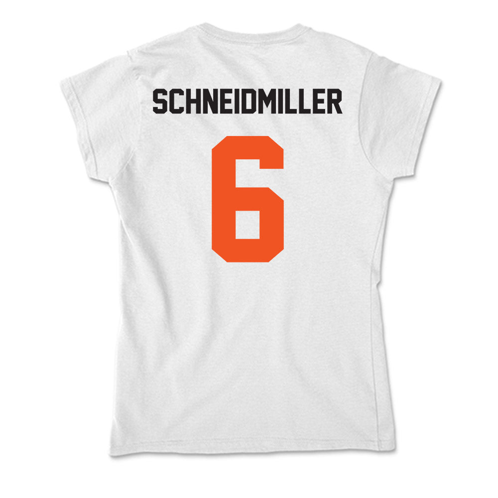 Oklahoma State - NCAA Softball : Audrey Schneidmiller - Soft Style Women’s T-Shirt-1