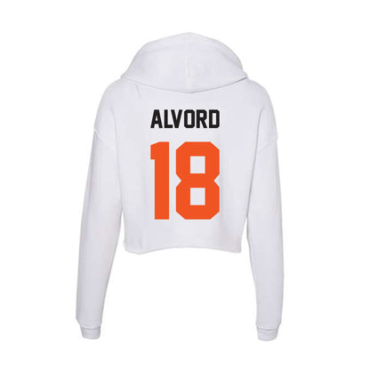 Oklahoma State - NCAA Women's Soccer : Emma Alvord - Women's Crop Fleece Hoodie-1