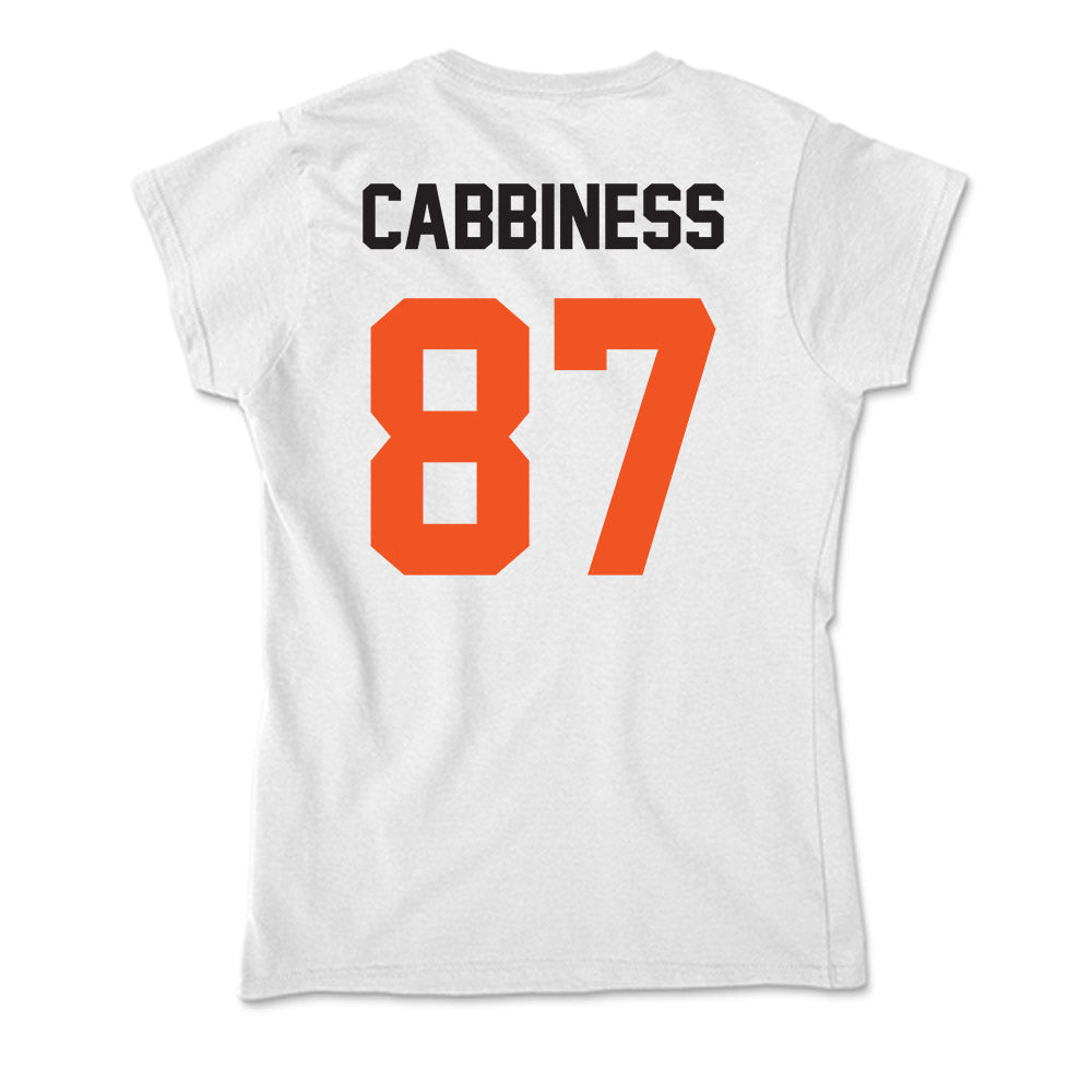 Oklahoma State - NCAA Football : Cason Cabbiness - Soft Style Women’s T-Shirt-1