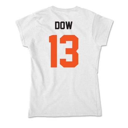 Oklahoma State - NCAA Men's Basketball : Connor Dow - Soft Style Women’s T-Shirt-1