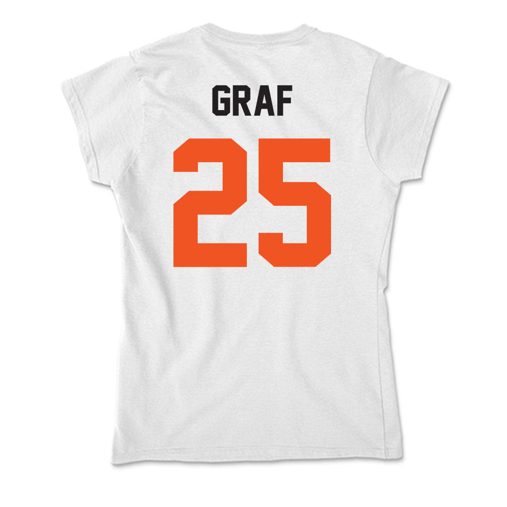 Oklahoma State - NCAA Softball : Macy Graf - Soft Style Women’s T-Shirt-1