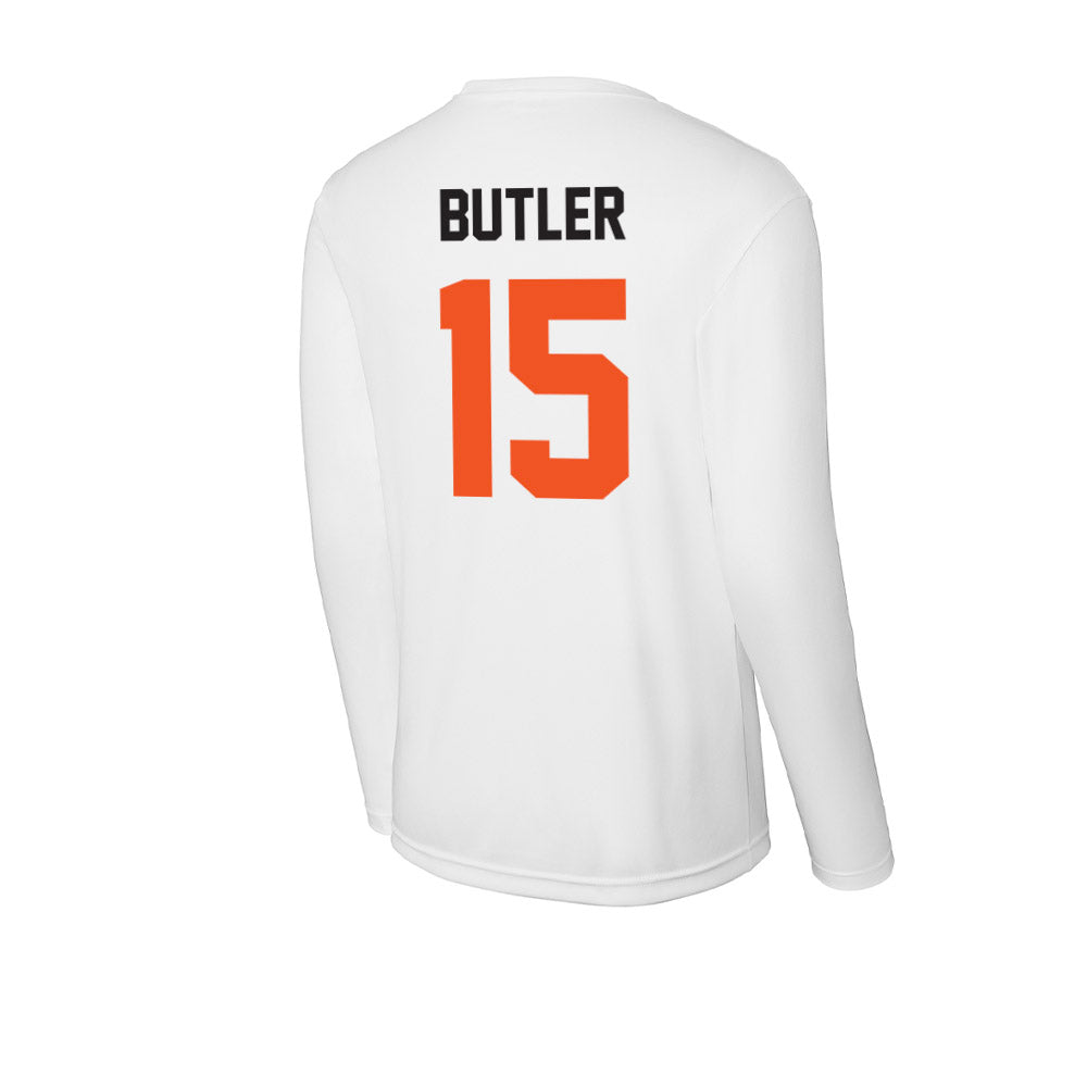 Oklahoma State - NCAA Women's Basketball : Brenna Butler - Activewear Long Sleeve T-Shirt-1